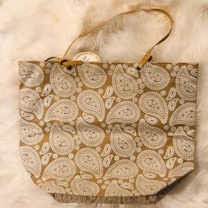 Two’s Company Paisley Natura Lightweight Tote Bag